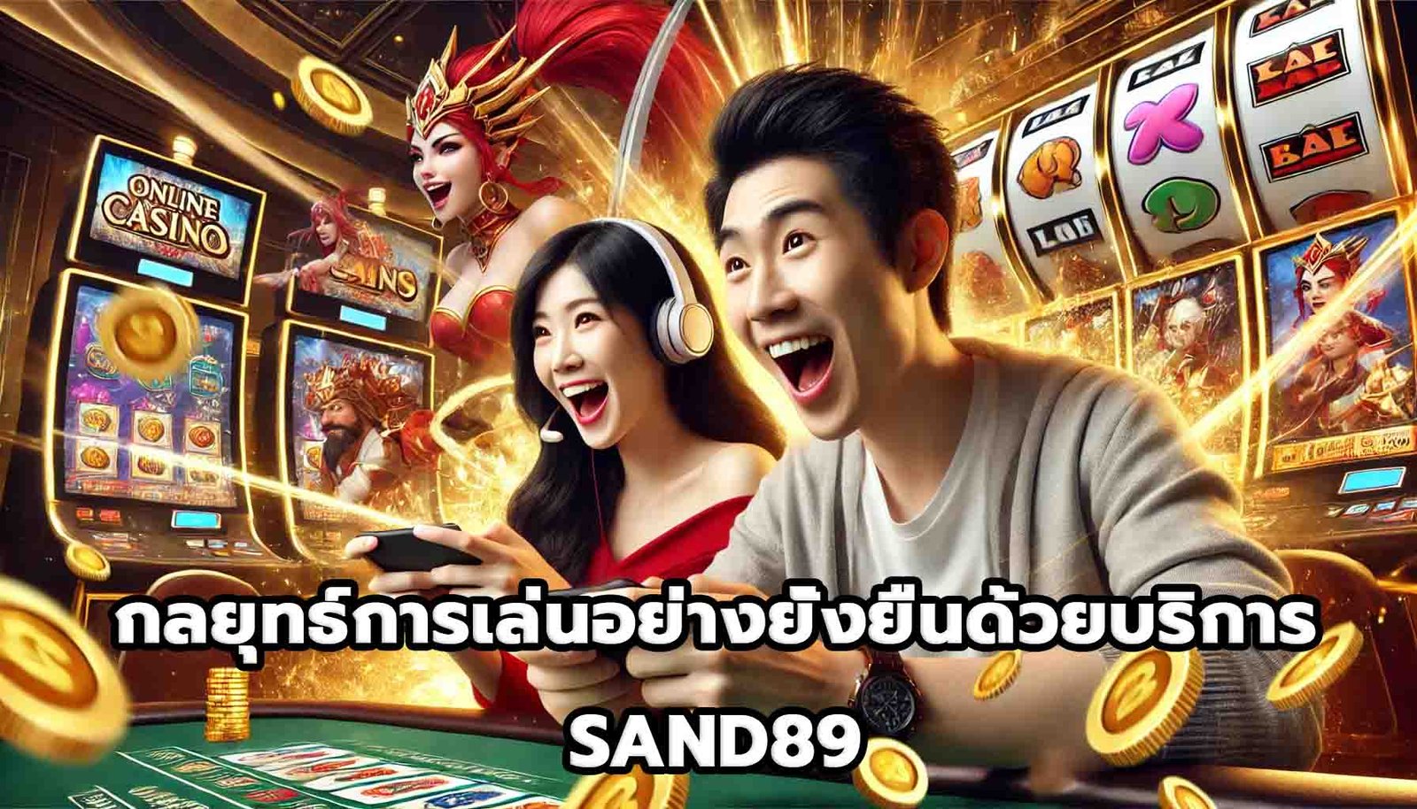 กลยุทธ์การเล่นอย่างยั่งยืนด้วยบริการ SAND89-3